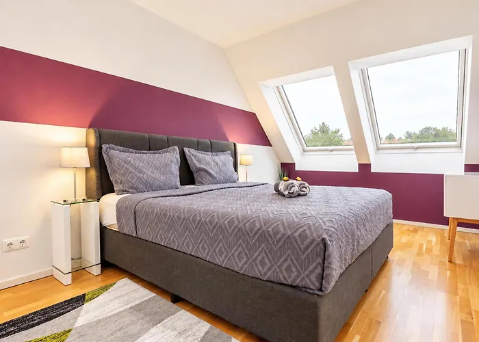 شقة Modern Attic With Air Conditioning Near Center فيينا